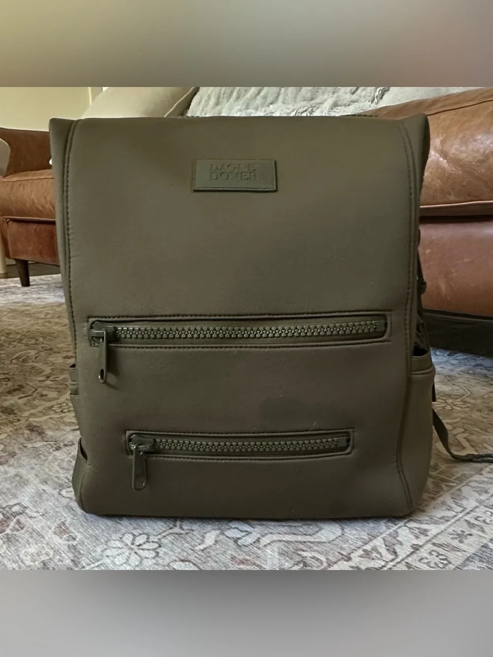 Dagne Dover Indi Large Diaper Backpack — Dark Moss